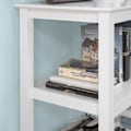Miniatyrbild 5 av 8: SoBuy, Avlastningsbord, Soffbord, Hallmöbler, FSB18-W White W60 x D40 x H80cm
