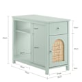 Miniatyrbillede 3 af 10: SoBuy Sengebord Sofabord Sidebord Endebord FBT159-GR Nightstand