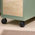 Pikkukuva 7 / 9: SoBuy Kapea kaappi WC paperiteline Hyllykokonaisuus BZR54-GR Green 24*65*82cm
