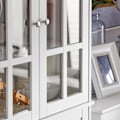 Miniatyrbillede 3 af 8: SoBuy Højskab Skænk Køkkenskab Vitrineskab FSB76-W