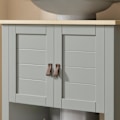 Miniatyrbillede 4 af 7: SoBuy Badeværelsesskab Underskab Underskab til vask BZR69-II-HG Sink cabinet(on floor)