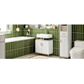 Miniatyrbillede 8 af 8: SoBuy Underskab til håndvask Badeværelsesskab 2 låger BZR179-W Under sink cabinet