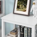 Miniatyrbild 3 av 8: SoBuy, Avlastningsbord, Soffbord, Hallmöbler, FSB18-W White W60 x D40 x H80cm