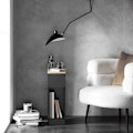 Miniatyrbillede 1 af 9: SoBuy Moderne sidebord med opbevaring, sort FBT111-SCH Black 20*35*60cm
