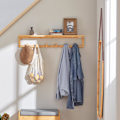 Pikkukuva 1 / 6: SoBuy Seinähylly ja vitriinit Vaatekaappi 6 koukkua FHK06-N Wall shelf