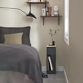 Miniatyrbillede 9 af 9: SoBuy Moderne sidebord med opbevaring, sort FBT111-SCH Black 20*35*60cm