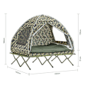 Miniatyrbild 3 av 10: SoBuy 4-i-1 tält för 2 personer OGS32-L-TN camouflage For 2 Persons