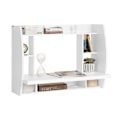 Pikkukuva 3 / 10: SoBuy Seinään työpöytä Tietokonepöytä Toimistopöytä FWT18-W White W82 x D39 x H60cm