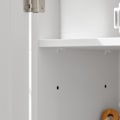 Miniatyrbillede 6 af 9: SoBuy Toiletpapirholder Toilet opbevaring Stativ BZR106-W White Toilet paper holder