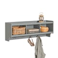 Miniatyrbillede 2 af 7: SoBuy Væghylde, Knagerække med 4 kroge FHK28-HG