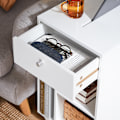 Miniatyrbillede 5 af 9: SoBuy Sidebord Sofabord i c-form Cafébord Sengebord FBT148-W