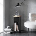 Miniatyrbillede 8 af 9: SoBuy Moderne sidebord med opbevaring, sort FBT111-SCH Black 20*35*60cm