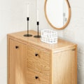 Pikkukuva 3 / 8: SoBuy Korkea kaappi Pyykkikaappi pyykkikorin kanssa BZR97-N Base cabinet with laundry basket