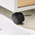 Miniatyrbillede 7 af 9: SoBuy Badeværelsesskab på hjul Toiletpapirholder BZR54-II-WN White+Nature 23*65*82cm