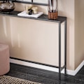 Miniatyrbillede 7 af 8: SoBuy Sidebord Smal aflastningsbord Sofaborde FSB19-XL-SCH Black L120*B20*H80cm