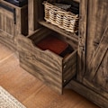Pikkukuva 7 / 8: SoBuy Kenkäkaappi Kulmakaappi Lipastot ja vitriinit FSB59-N Brown Cabinet with 1 door