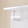 Miniatyrbillede 5 af 10: SoBuy Knagerække Håndklædeholder Væghylde FHK36-W White Wall shelf