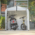Pikkukuva 1 / 9: SoBuy Pyöräteline Teltta Autotalli 2-3 polkupyörää KLS11-L 159 x 219 x 165 cm