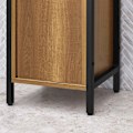 Miniatyrbild 6 av 8: SoBuy Högskåp med hyllor Badrumsskåp med lådor och1 dör BZR62-PF High cabinet