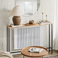Pikkukuva 6 / 6: SoBuy kapea Apupöytä Sivupöytä Sohvapöytä FSB19-L-E Light brown L120*B20*H81cm