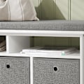 Pikkukuva 5 / 8: SoBuy Säilytyspenkki, 3 laatikkoa, Kenkähylly FSR67-HG White