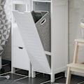 Pikkukuva 5 / 8: SoBuy Pyykkikaappi Kylpyhuone kaappi Korkea kaappi BZR123-W High cabinet