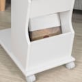 Miniatyrbillede 5 af 7: SoBuy Sofabord med hjul Sengebord Hjørnebord FBT67-W