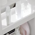 Pikkukuva 8 / 9: SoBuy WC paperiteline kylpyhuone kaappi HyllykokonaisuusBZR106-W White Toilet paper holder