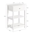 Miniatyrbild 2 av 8: SoBuy Nattduksbord Sängbord, Soffbord, Avlastningsbord,FBT46-W White