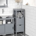 Pikkukuva 1 / 8: SoBuy, Kaappi 2 laatikkoa, Kylpyhylly FRG127-SG Grey Base cabinet