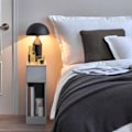 Miniatyrbild 9 av 10: SoBuy Nightstand Side Table Sofa Table with Drawer FBT111-HGx2 Grey