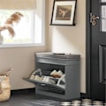 Pikkukuva 5 / 5: SoBuy Kapea säilytyspenkki Kenkäkaappi Kenkähylly FSR82-K-HG Gray L60*B24*H52cm