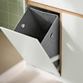 Miniatyrbild 5 av 8: SoBuy Badrumsskåp Med Tvättkorger BZR79-W White Laundry cabinet