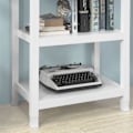Miniatyrbild 6 av 8: SoBuy, Avlastningsbord, Soffbord, Hallmöbler, FSB18-W White W60 x D40 x H80cm