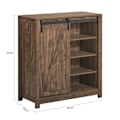 Pikkukuva 2 / 8: SoBuy Kenkäkaappi Kulmakaappi Lipastot ja vitriinit FSB59-N Brown Cabinet with 1 door
