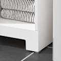 Miniatyrbillede 6 af 7: SoBuy Badeværelsesskab med Vasketøjskurv BZR105-W White Laundry cabinet