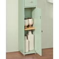 Pikkukuva 6 / 9: SoBuy Kylpyhuone kaappi Korkea kaappi laatikkoa BZR34-GR Pastel green