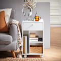 Miniatyrbillede 8 af 9: SoBuy Sidebord Sofabord i c-form Cafébord Sengebord FBT148-W