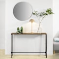 Miniatyrbillede 1 af 7: SoBuy Dekorativt konsolbord til entréen/stuen FSB19-XL-N Brown L120*B20*H80cm