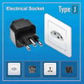Miniatyrbilde 4 av 5: Sveitsisk J-type pluggadapter 3-pakning, universell reisebruk