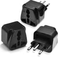 Miniatyrbilde 1 av 5: Sveitsisk J-type pluggadapter 3-pakning, universell reisebruk