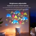 Miniatyrbillede 3 af 4: Roterende undervandsspotlight med dynamisk rotation og justerbar funktion (snefnugtype - plug-in model)