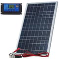 10W 12V solpaneloplader med 10A controller, velegnet til køretøjer, portåbnere og elektriske hegn.