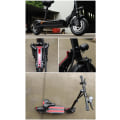 Pikkukuva 11 / 11: Tehokas sähköskootteri 1000W - 50KM/H Black X500 - 1000W - 48V 13AH - With seat