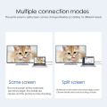 Miniatyrbillede 3 af 6: Type C til HDMI tilslutningskabel White White Cable Type-C To HDMI