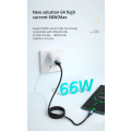 Miniatyrbild 10 av 11: Essager snabbladdare 66W/6A USB-A till typ C Black Black USB to Type C - 1m