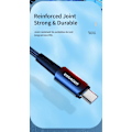 Miniatyrbilde 6 av 11: Essager hurtiglader 66W/6A USB-A til type C Black Black USB to Type C - 1m