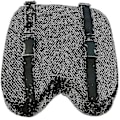Miniatyrbilde 2 av 2: Setepute for romaskin, med tilpasset memory foam, vaskbart trekk og stropper - alternativ romaskin - roingstilbehør