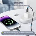 Miniatyrbillede 2 af 5: Kompatibel med iPhone 16/16e/15 Pro Max, 3-pak bilopladeradapter, USB til USB-C konverter, Type-C hun til Type-A han.