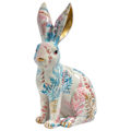 Miniatyrbild 1 av 5: Easter Bunny Figurine, Resin Craft, Exquisite Pattern, Suitable for Easter Table Decoration. A One Size